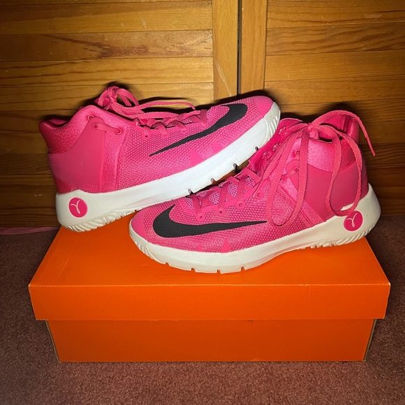 KD Trey 5 IV Nike Shoes Think Pink - Picture 1 of 6
